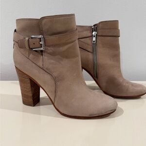 Coach Tan Ankle Boots